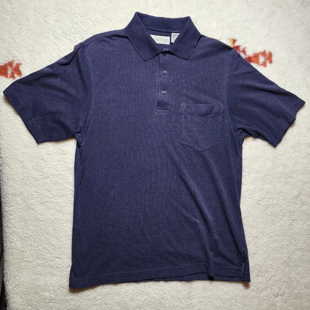 Grand Slam Penguin Munsingwear Vintage Golf Polo Short Sleeve Shirt Size Medium